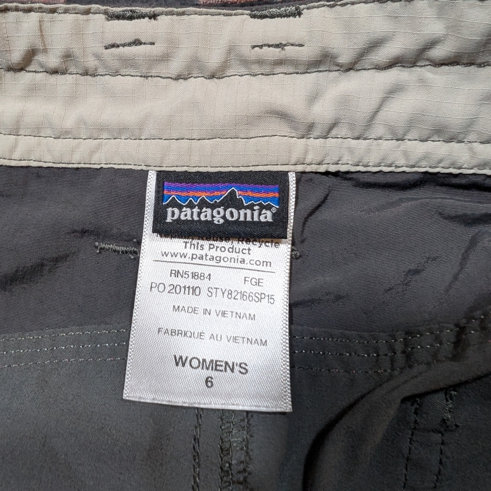 Patagonia Women's Convertible Adventure Pants - Roll Cuff Size 6 - Picture 2 of 16